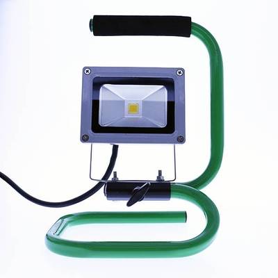 Handheld 10W LED floodlight, IP65 water resistant