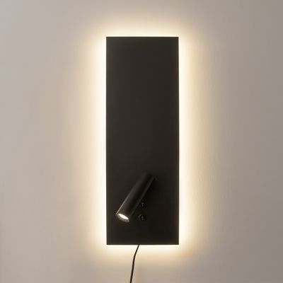 LED wall light NIGHT, Bed light, black 9W