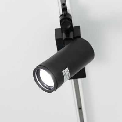 LED ceiling track light — FOKUS, dimmable 15W, for 3 phase track, matte black