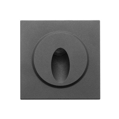 LED FUNK IN-WALL light fixture for stair lighting IP66, black 3W 24V