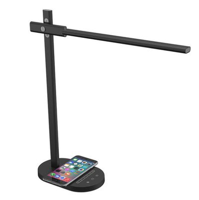 LED bedlight and desklight with wireless charging, KURKI, black 9W