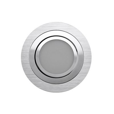 LED downlight — ROUND, IP44, CCT 2700-4000-5600K adjustable & dimmable 9W,BRUSHED ALUMINIUM, high CRI91