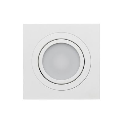 LED downlight — SQUARE SQ033W, CCT 2700-4000-5300K,dimmable, tiltable 15W, WHITE, high CRI98