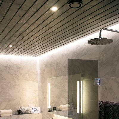 Bathroom LED strip light SET (strip 17W/m+wireless dimmer set+driver+profiles)