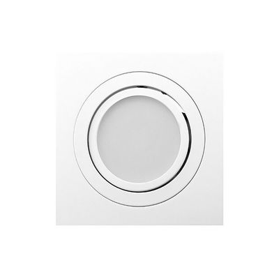 LED downlight — SQUARE SQ033W, IP44, adjustable & dimmable 9W, matte white, high CRI97, 4000K