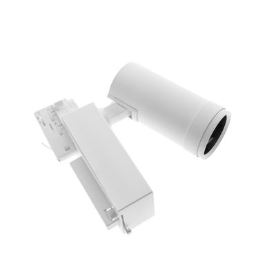 White FOKUS rail luminaire, unlit, without rail.