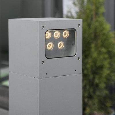 Outdoor LED PILLAR — CUBIC 5W, one direction, 3000K
