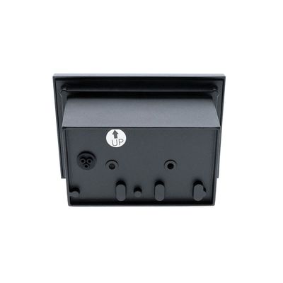 Black rectangular LED controller with "UP" marking and several connectors on one side, against a plain white background.