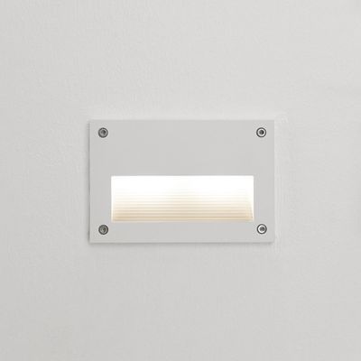 LED outdoor IN-WALL OUT 2 fixture, water resistant IP55, for stair or wall lighting, 3W, WHITE, 3000K