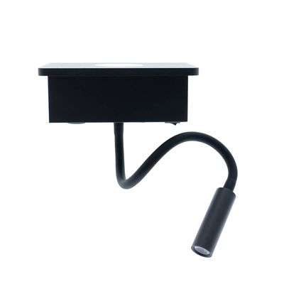LED wall light NIGHT Blade, Bed light, black 3W