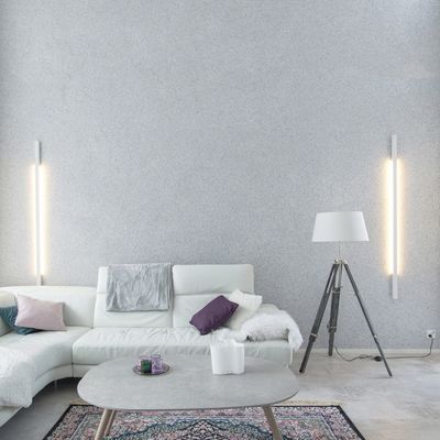 Indoor LED wall light fixture — LINE 1700, water resistant, IP44, white, 17W, 3000K
