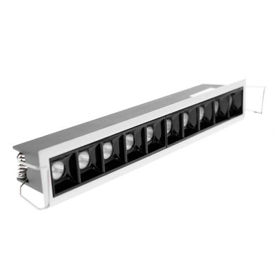 LED downlight — LINJA 10, IP44, dimmable 10x2W, matte white/black, high CRI93, 4000K