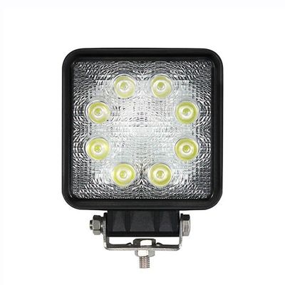 LED work light, square, 24W, 60° flood beam