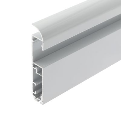 Skirting Board LED Profile for Indirect Lighting, 3m, white