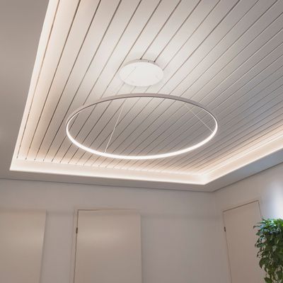 Suspended LED light fixture — RINKELI 100cm, 55W, CRI92, dimmable, 4000K