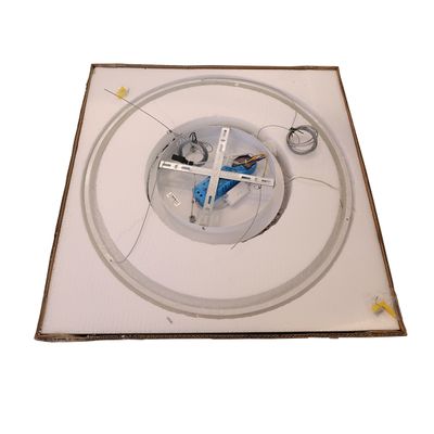 Ceiling light components and cables in a box, showcasing an LED lighting solution for modern interiors.