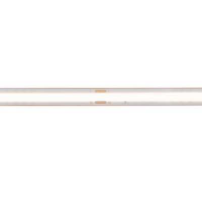 Close-up of a fluorescent lamp that highlights visible electrical connections, ideal for energy-efficient LED lighting solutions.