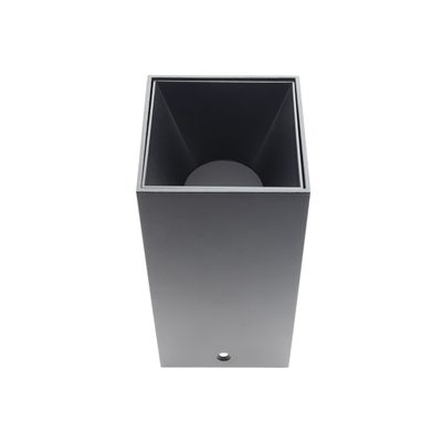 TA-DA SQUARE SURFACE GU10 and MR16 Lamp frame, IP21 black