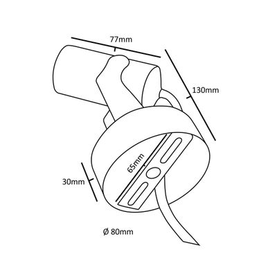 LED directional wall light, wall lamp, 3W demonstration video LedStore.fi