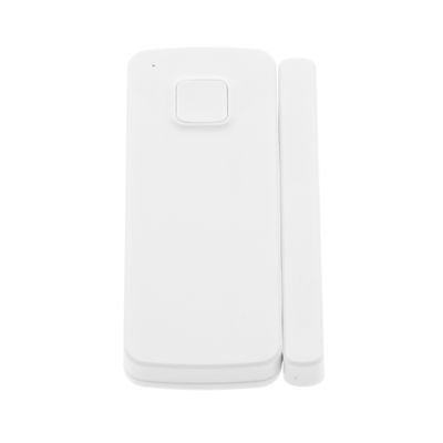 White rectangular LED lighting controller with matching connector, displayed on a minimalist white background for a modern and clean look.
