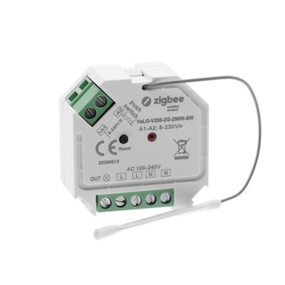 VaLO Zigbee - LED receiver for 230V led lights, ON-OFF, max.250W