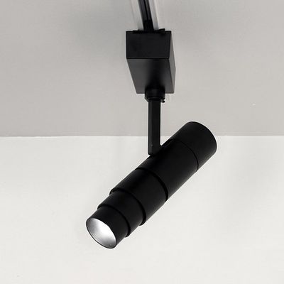 Black strip light, ceiling mounted, downwards. Ideal for accent lighting in modern spaces. Perfect for improving mood and concentration.