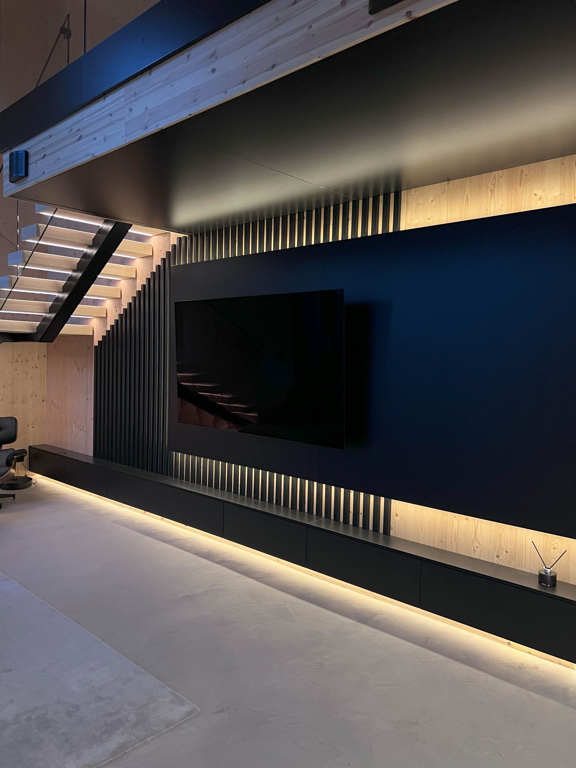 TV corner lighting TV corner lighting