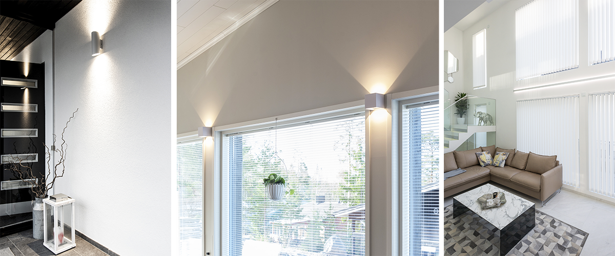6 Watt Aluminium Wall Spotlight Stylisht Square LED Indoor Lamp 420 Lumen 3000 Kelvin Elegant LED Wall Light