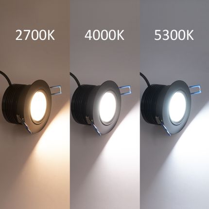 Lampe LED en forme de réflecteur à intensité lumineuse variable HUE GU10 /  5,7 W ( ) mat 350 lm 2200 2700 4000 6500 K blanc chaud blanc neutre blanc
