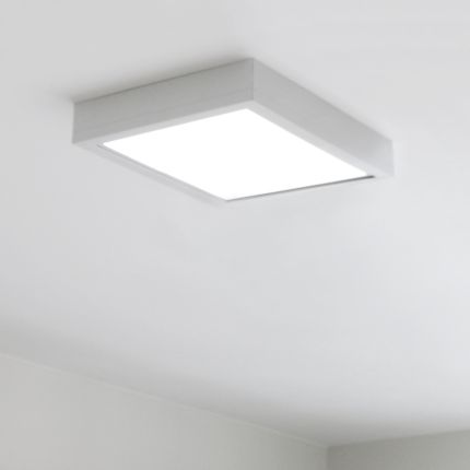 Recessed LED PANEL 300x300 — Surface mounted (50mm frame)