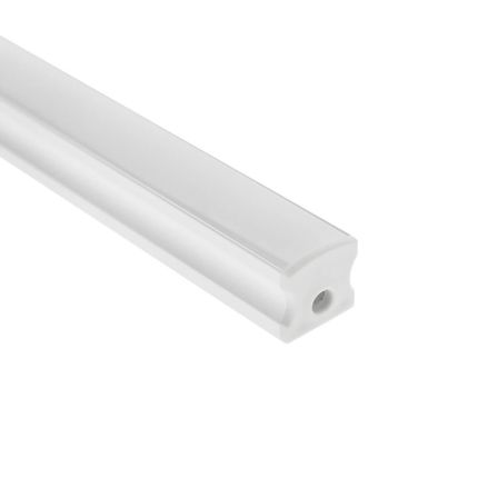 Surface LED strip aluminium PROFILE 16x18x2500mm, matte white