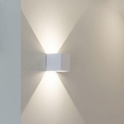 Dimmable LED wall light - FUNK - for indoors and outdoors with adjustable light beam, 3500K, CRI90, IP65