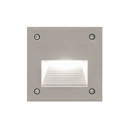 LED outdoor IN-WALL OUT fixture, water resistant IP55, for stair or wall lighting 3W