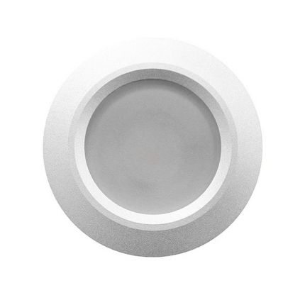 LED downlight — ROUND, IP54, dimmable 9W, silver, high CRI97