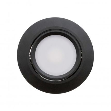LED downlight — ROUND, IP44, CCT 2700-4000-5300K adjustable & dimmable 15W, BLACK, high CRI98
