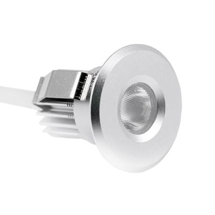 Recessed SPOT for LED set 102, dimmable, water resistant IP44, silver, 4000K