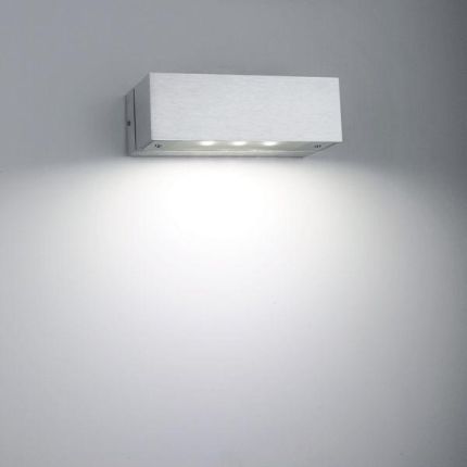 Indoor LED wall light fixture — ANGULAR, water resistant IP44, one direction 3W