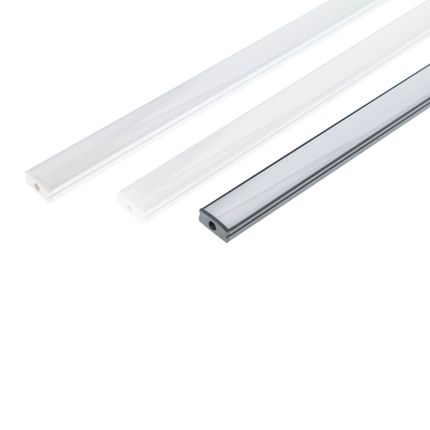 Surface LED strip aluminium PROFILE 2.5m, low