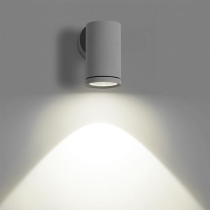 LED outdoor wall light fixture — ROUND OUT, water resistant IP55, one direction 3W