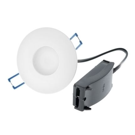 COB LED downlight — ModLed, high CRI97 dimmable module 8W and recessed water resistant IP54 frame, white
