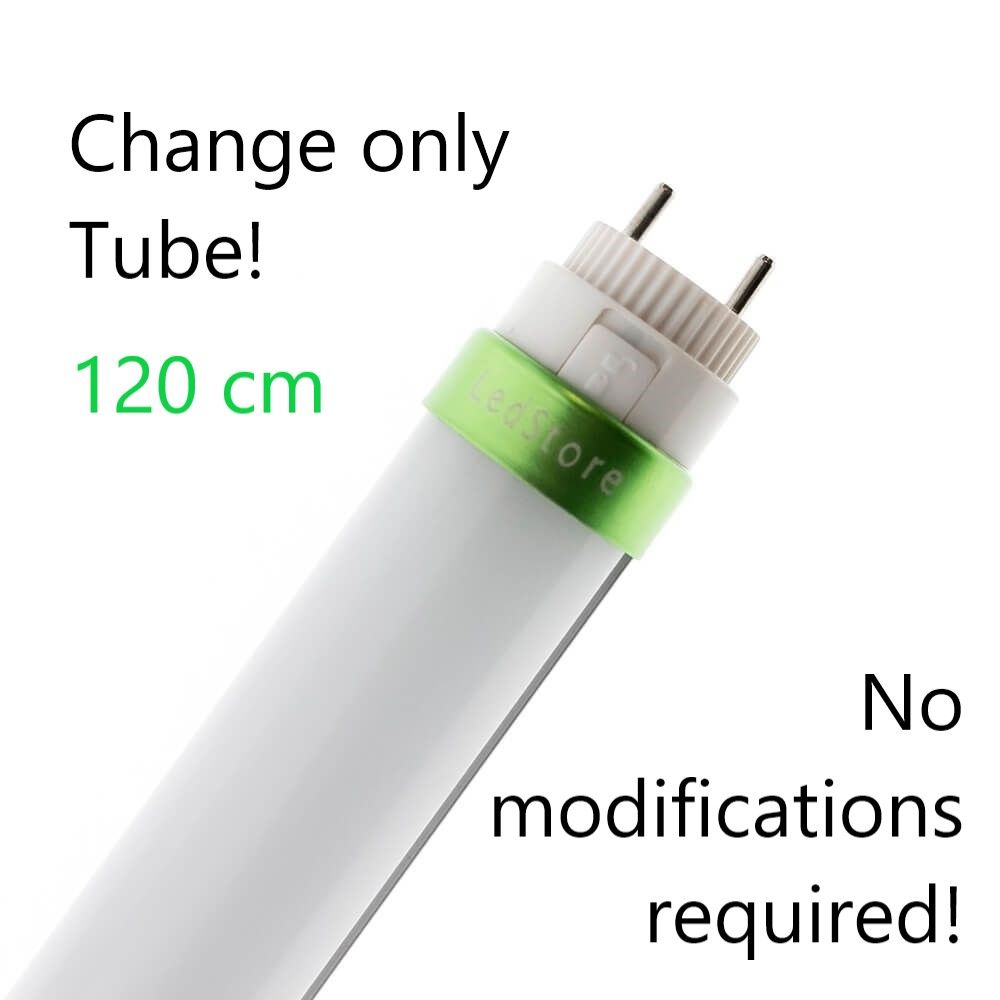 Tube led t8 120cm 2000lm 4000k universel