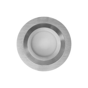 LED downlight — ROUND R023, IP54, CCT 2900-4000-5300K,dimmable 9W, BRUSHED, high CRI98