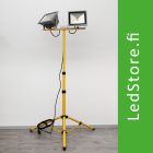 LED work light stand with 2x30W LED floodlights IP65