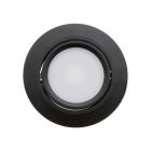 LED downlight — ROUND, IP44, CCT 2700-4000-5300K adjustable & dimmable 15W, BLACK, high CRI98