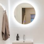 LED bathroom mirror light — Round MOON 600, water resistant IP55, 14W, 5500K, high CRI95