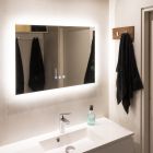 LED bathroom mirror light — HALO 800 CCT, water resistant IP55, 15W, 3000-4000-5500K, high CRI95 Horizontal