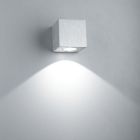 Indoor LED wall light — CUBIC 3W, one direction, brushed aluminium, high CRI90