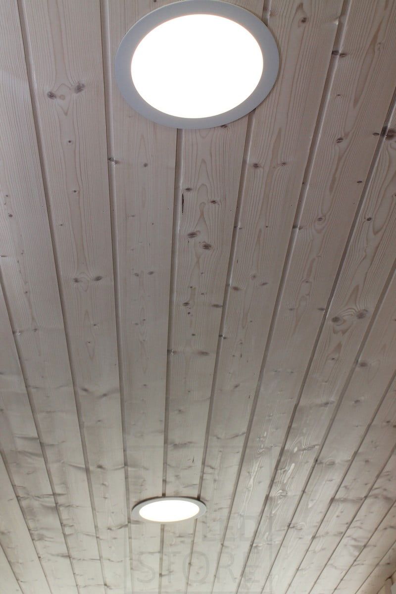 Housing Fair 2014: led plafond 240 outdoors on a canopy. Ledstore.fi