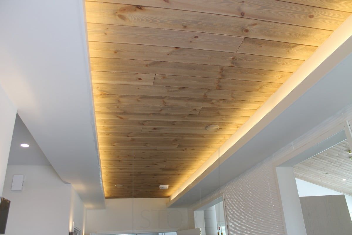 Housing Fair 2014: indirect light on both sides of the corridor. Ledstore.fi