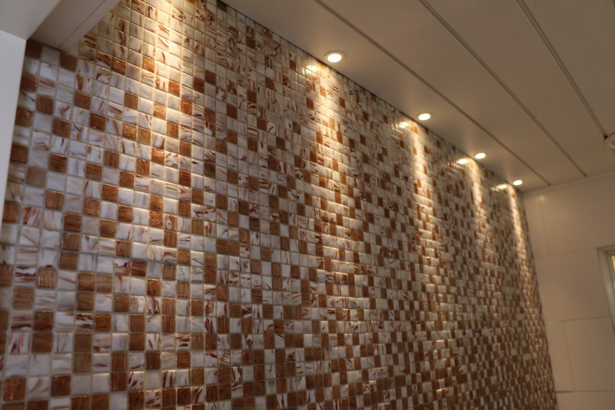 Housing Fair 2015: led light series next to the wall. Ledstore.fi